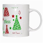 New Year pattern White Mugs Right