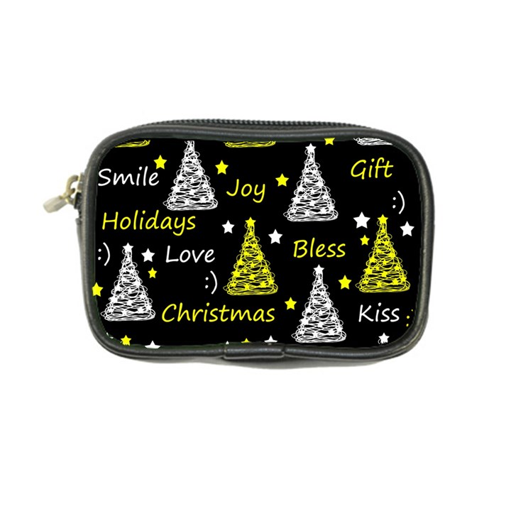 New Year pattern - yellow Coin Purse