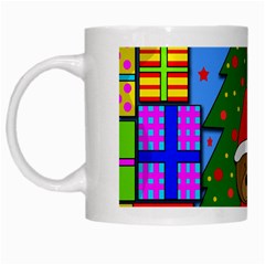 Xmas Gifts White Mugs by Valentinaart