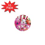 Shopkin4 1  Mini Magnet (10 pack)  Front