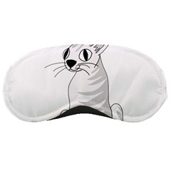 White Cat  Sleeping Masks by Valentinaart