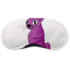 Purple Cat Sleeping Masks by Valentinaart