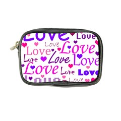 Love Pattern Coin Purse by Valentinaart