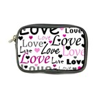 Love pattern - magenta Coin Purse Front