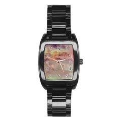 Sunrise Stainless Steel Barrel Watch by digitaldivadesigns