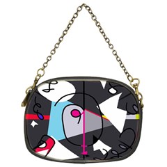 Abstract Bird Chain Purses (two Sides)  by Moma