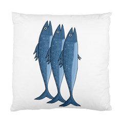 Mackerel Standard Cushion Case (one Side) by Valentinaart