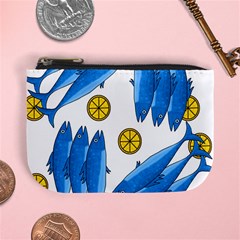 Mackerel Meal 2 Mini Coin Purses by Valentinaart