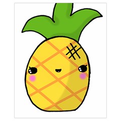 Kawaii Pineapple Drawstring Bag (small) by CuteKawaii1982