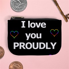 Proudly Love Mini Coin Purses by Valentinaart