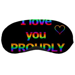 I Love You Proudly Sleeping Masks by Valentinaart