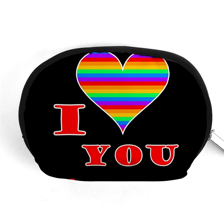 I love you Accessory Pouches (Medium) 