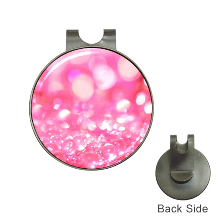 Pink diamond  Hat Clips with Golf Markers