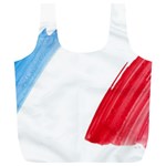 Tricolor banner france Full Print Recycle Bags (L)  Back