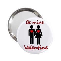 Be Mine Valentine 2 25  Handbag Mirrors by Valentinaart