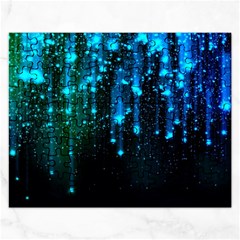 Abstract Stars Falling Rectangular Jigsaw Puzzl by Brittlevirginclothing