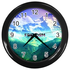 Freedom Wall Clocks (black) by Brittlevirginclothing