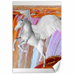 Pegasus Canvas 12  X 18   by icarusismartdesigns