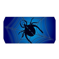 Spider On Web Satin Wrap by Amaryn4rt