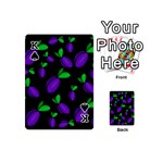 Plums pattern Playing Cards 54 (Mini)  Front - SpadeK