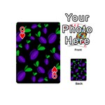 Plums pattern Playing Cards 54 (Mini)  Front - HeartQ