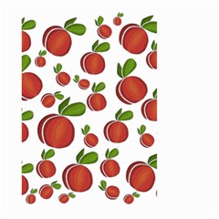 Peaches Pattern Large Garden Flag (two Sides) by Valentinaart