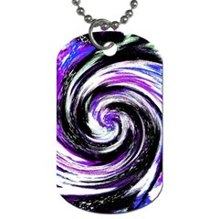 Canvas Acrylic Digital Design Dog Tag (one Side) by Amaryn4rt