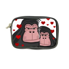 Gorillas Love Coin Purse by Valentinaart