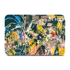 Art Graffiti Abstract Vintage Lines Plate Mats by Amaryn4rt