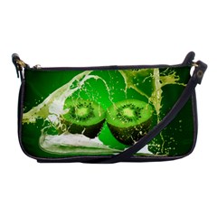 Kiwi Fruit Vitamins Healthy Cut Shoulder Clutch Bags by Amaryn4rt