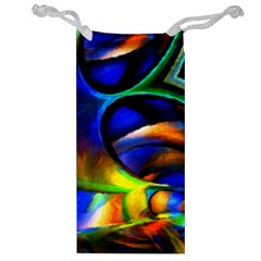 Light Texture Abstract Background Jewelry Bag by Amaryn4rt