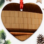 Architecture Art Boxes Brown Ornament (Heart)  Front