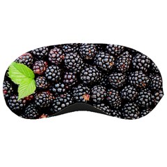 Blackberries Background Black Dark Sleeping Masks by Amaryn4rt