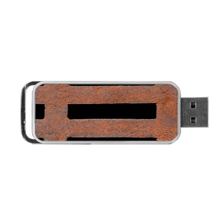 Stainless Rust Texture Background Portable USB Flash (Two Sides)