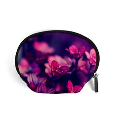 Blurry Violet Flowers Accessory Pouches (small)  by Brittlevirginclothing