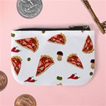 Pizza pattern Mini Coin Purses Back