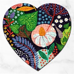 Japanese Inspired Jigsaw Puzzle (heart) by Brittlevirginclothing