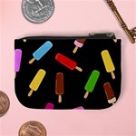 Decorative ice cream pattern Mini Coin Purses Back