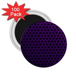 Dark Purple Metal Mesh With Round Holes Texture 2.25  Magnets (100 pack)  Front