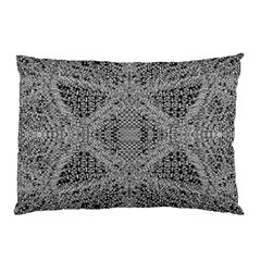 Gray Psychedelic Background Pillow Case by Amaryn4rt