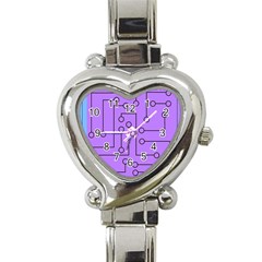 Peripherals Heart Italian Charm Watch by Amaryn4rt