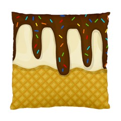 Ice Cream Zoom Standard Cushion Case (two Sides) by Valentinaart