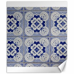 Ceramic Portugal Tiles Wall Canvas 20  X 24   by Amaryn4rt