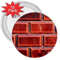 Portugal Ceramic Tiles Wall 3  Buttons (10 Pack)  by Amaryn4rt