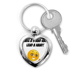 Take A Stand! Key Chains (heart)  by athenastemple