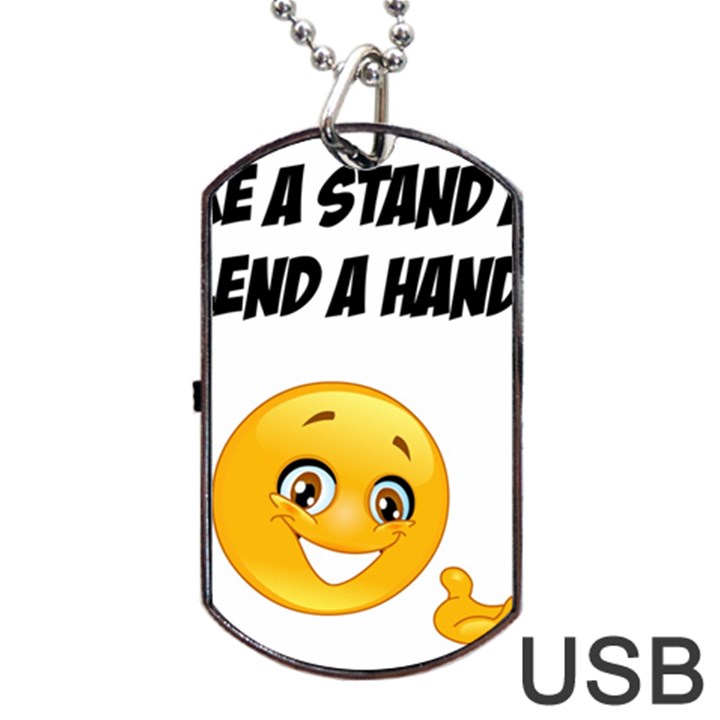 Take a Stand! Dog Tag USB Flash (One Side)