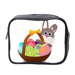 Easter Bunny Eggs Nest Basket Mini Toiletries Bag 2-side by Nexatart