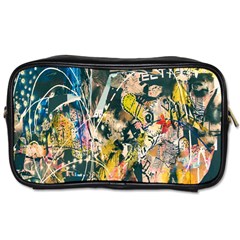 Art Graffiti Abstract Lines Toiletries Bags by Nexatart