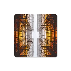 Architecture Facade Buildings Windows Square Magnet by Nexatart