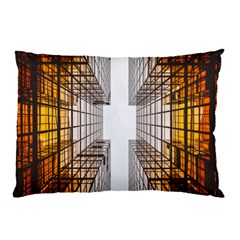 Architecture Facade Buildings Windows Pillow Case (two Sides) by Nexatart